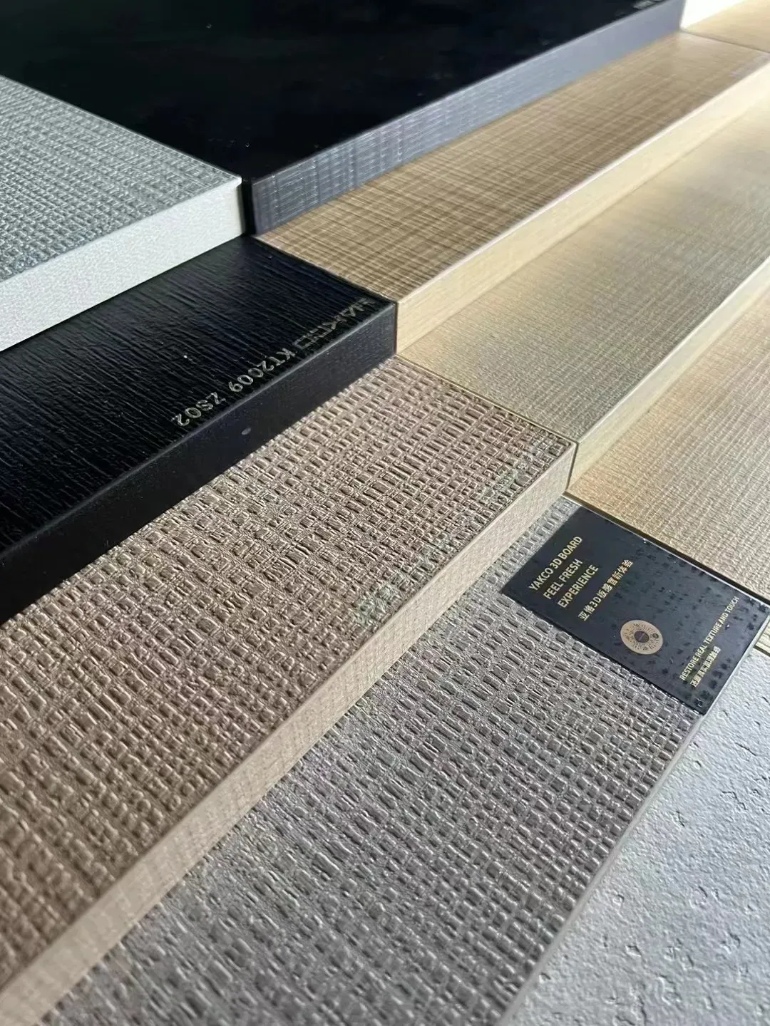 YAKCO 3D Melamine Faced Panel – Authentic Deep Embossing Texture for Modern Home Decoration